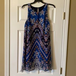 Blue Floral Dress